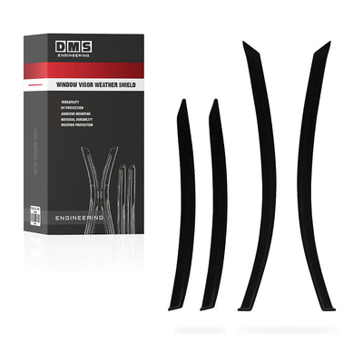 Mazda 3 BL Sedan (2009 - 2013) Front and Rear Window Visor Weather Shields