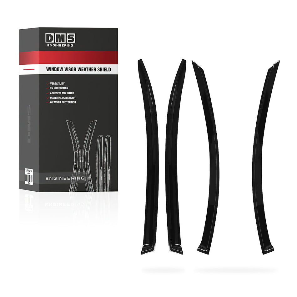 Mazda 3 BM / BN Hatch (2013 - 2019) Front and Rear Window Visor Weather Shields