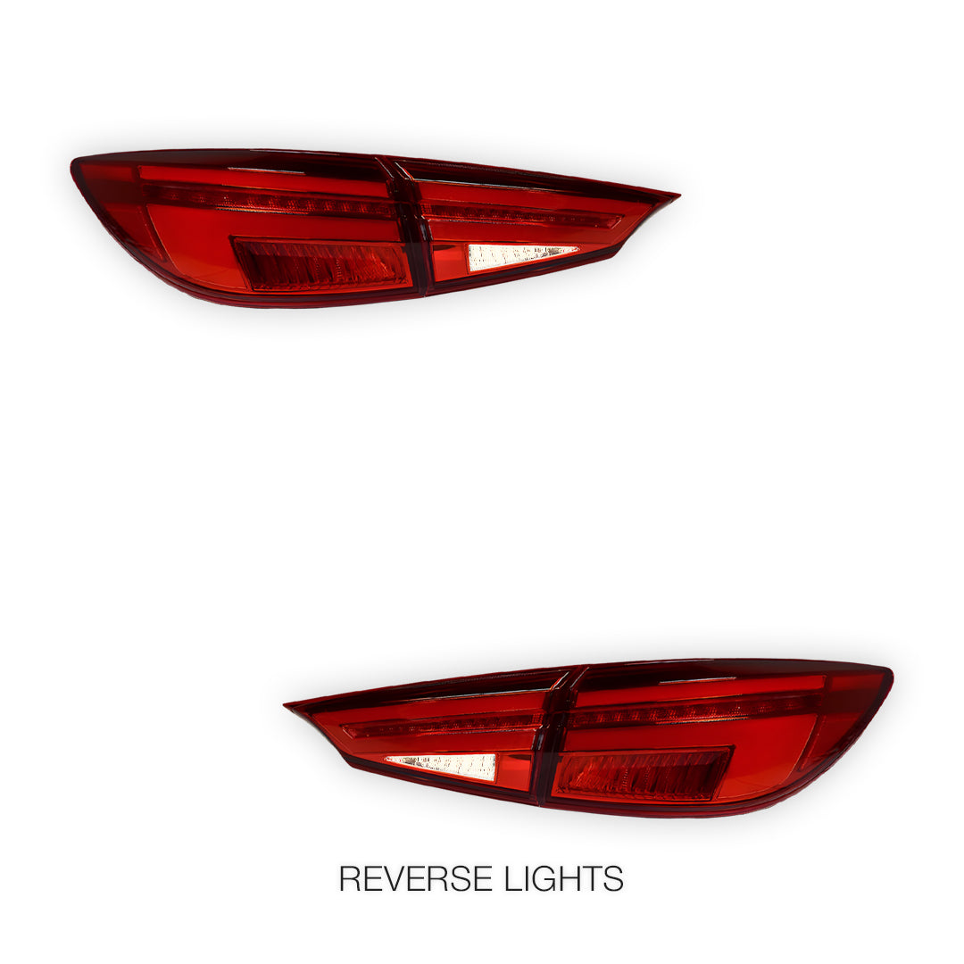Mazda 3 BM / BN (2013 - 2018) Sequential Full LED 3D Stripe Tail Lights LH + RH