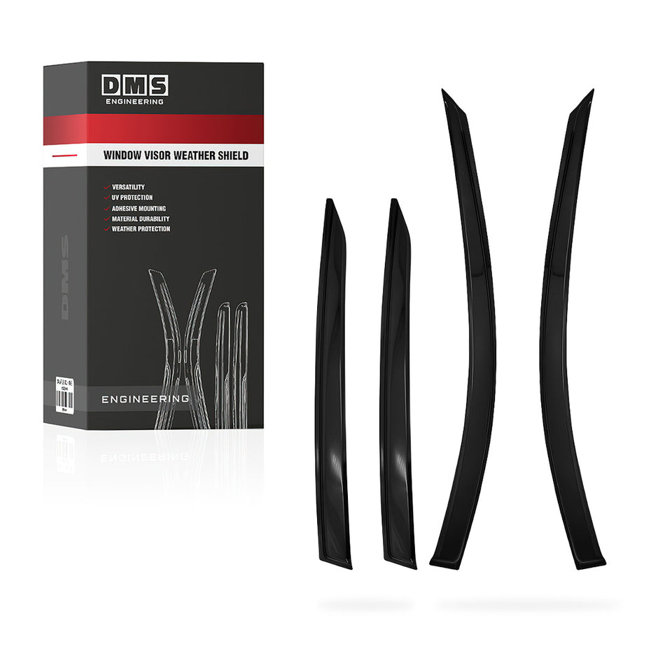 Mazda 3 BP Hatch (2019 - 2024) Front and Rear Window Visor Weather Shields