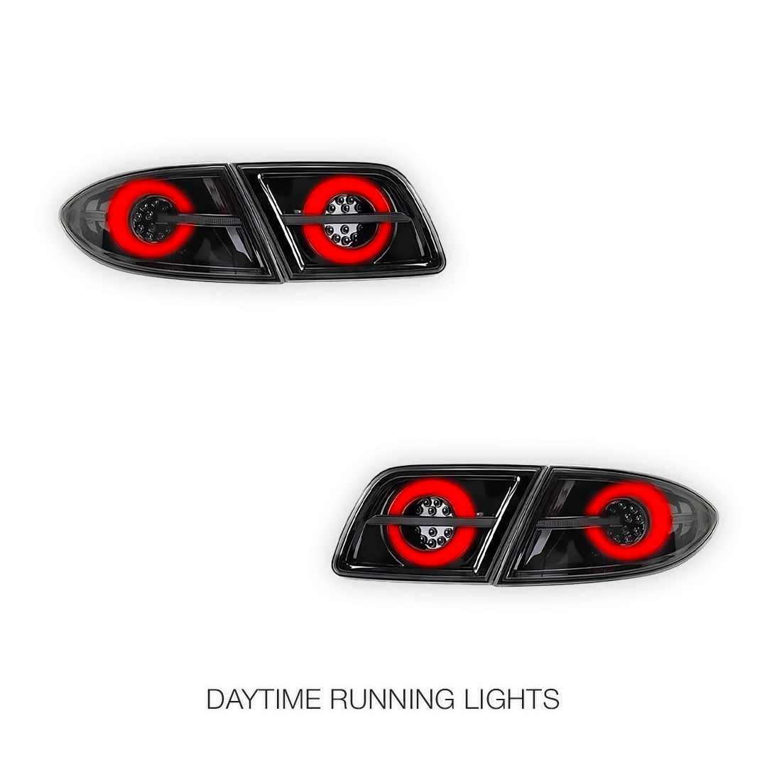 Mazda 6 GG / GY (2003 - 2008) Smoked Animation Sequential Tail Lights LH + RH