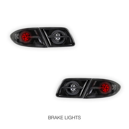 Mazda 6 GG / GY (2003 - 2008) Smoked Animation Sequential Tail Lights LH + RH