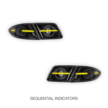 Mazda 6 GG / GY (2003 - 2008) Smoked Animation Sequential Tail Lights LH + RH