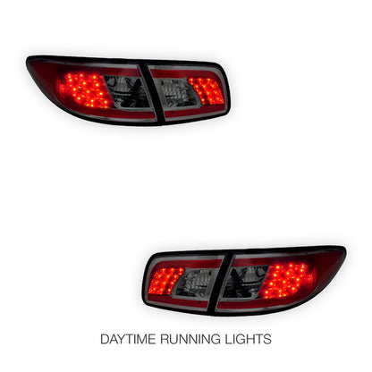 Mazda 6 GG (2002 - 2007) JDM Black LED Tail Lights LH + RH