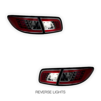 Mazda 6 GG (2002 - 2007) JDM Black LED Tail Lights LH + RH