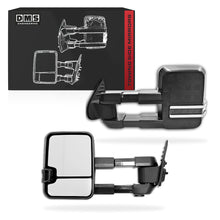 Mazda BT-50 TF (2020 - 2021) Black Electric LED Indicators Extendable Towing Side Mirrors LH + RH