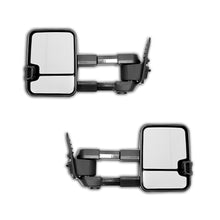 Mazda BT-50 TF (2020 - 2021) Black Electric LED Indicators Extendable Towing Side Mirrors LH + RH