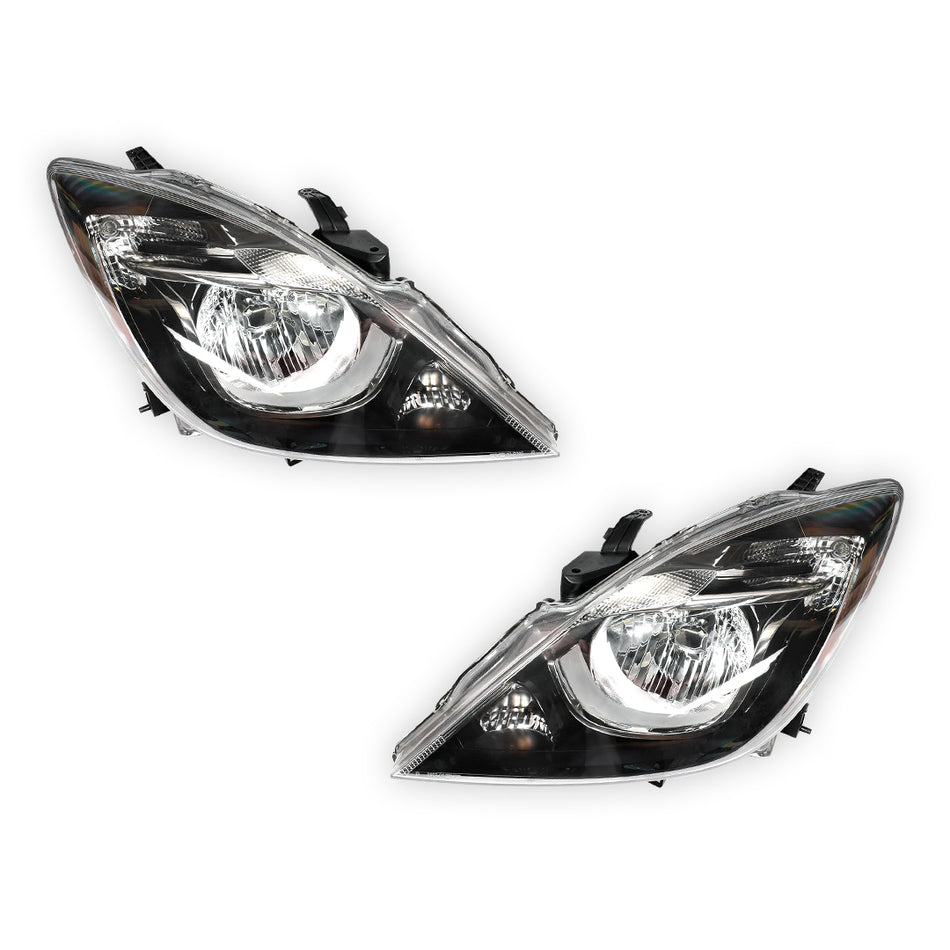 Mazda BT-50 UP / UR Ute (2015 - 2020) Black Chrome Headlights LH + RH