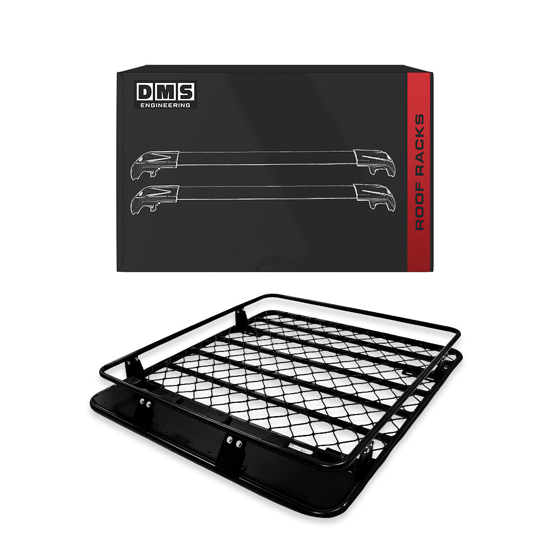 Mazda BT-50 UP / UR (2012 - 2019) Aluminum Flat Rack With Cage Extension Roof Rack