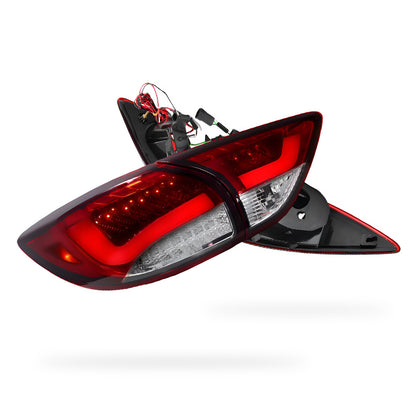 Mazda CX-5 KE (2012 - 2015) Sequential Clear Red 3D LED Stripe Bar Tail Lights LH + RH