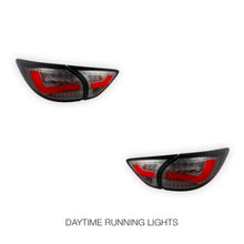 Mazda CX-5 KE (2012 - 2015) Sequential Full Smoked 3D LED Stripe Bar Tail Lights LH + RH