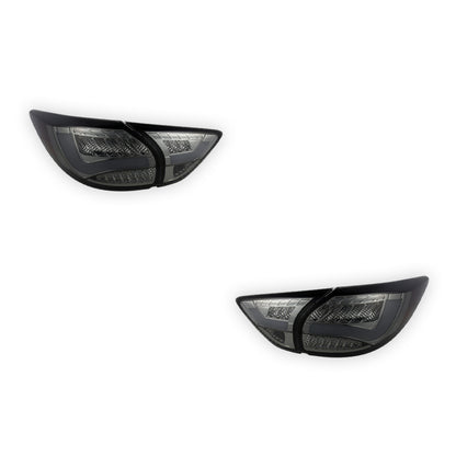 Mazda CX-5 KE (2012 - 2015) Sequential Full Smoked 3D LED Stripe Bar Tail Lights LH + RH