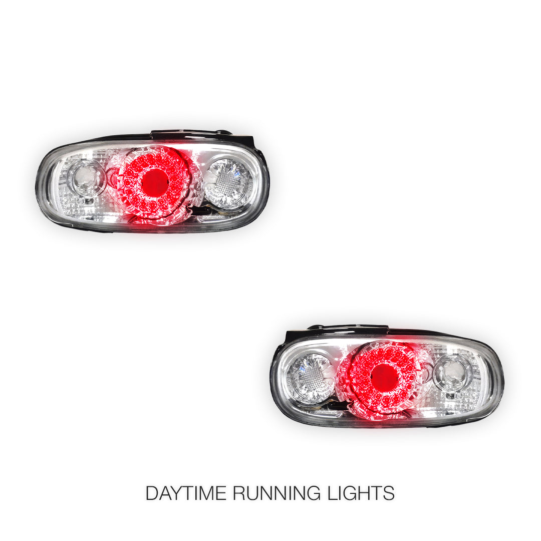 Mazda MX-5 NA (1989 - 1998) Crystal Clear Altezza LED Tail Lights LH + RH