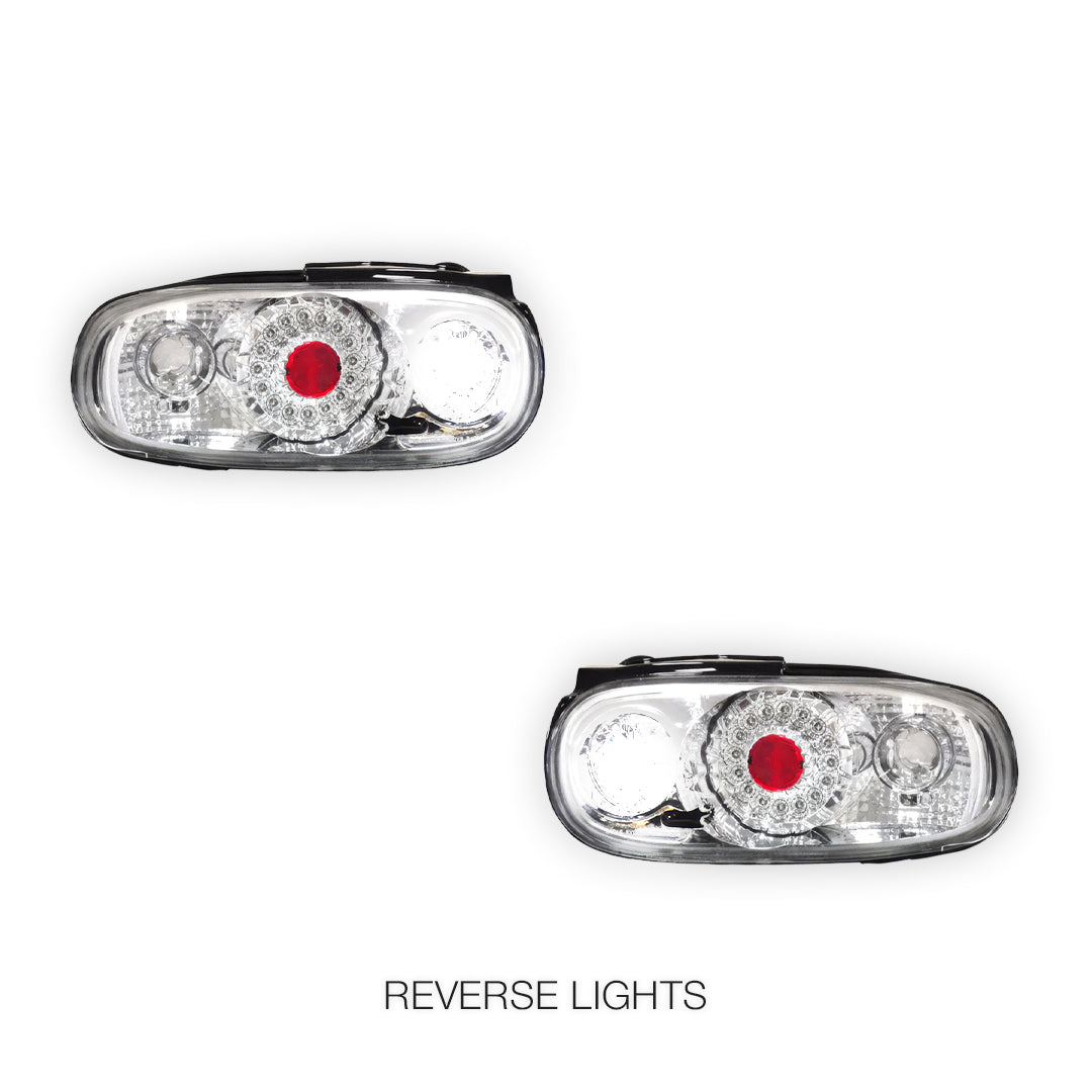 Mazda MX-5 NA (1989 - 1998) Crystal Clear Altezza LED Tail Lights LH + RH