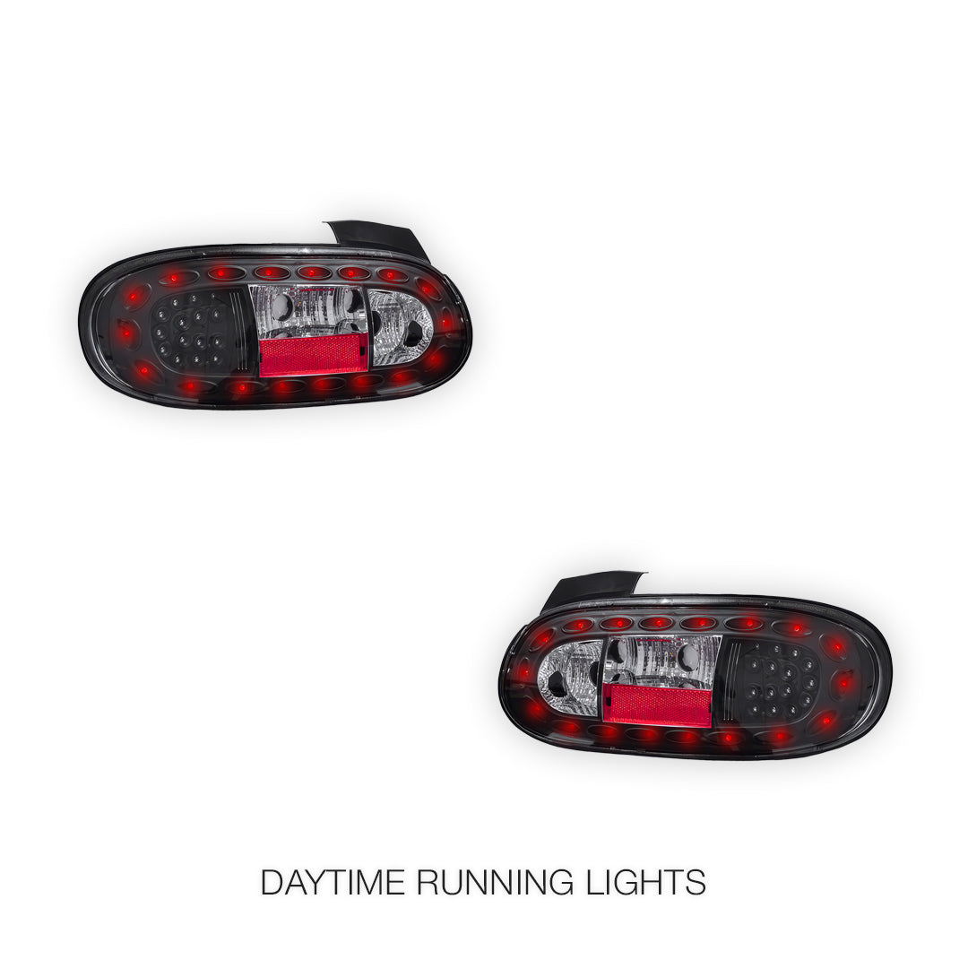 Mazda MX-5 NB (1998 - 2005) JDM Black LED Tail Lights LH + RH