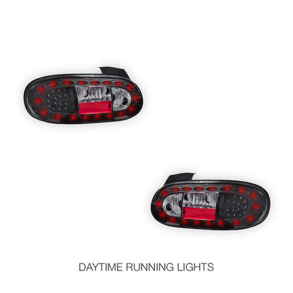 Mazda MX-5 NB (1998 - 2005) JDM Black LED Tail Lights LH + RH