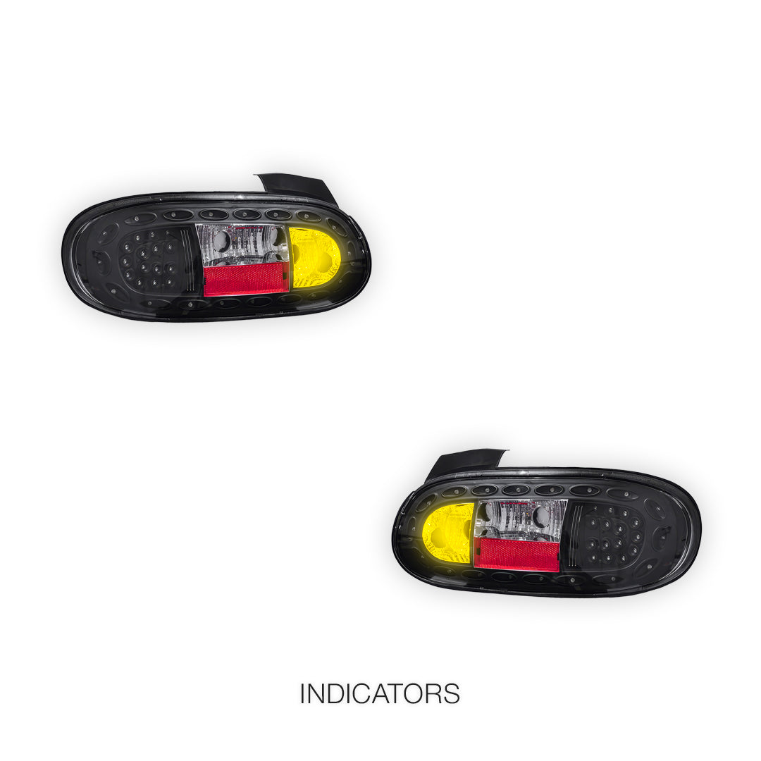 Mazda MX-5 NB (1998 - 2005) JDM Black LED Tail Lights LH + RH