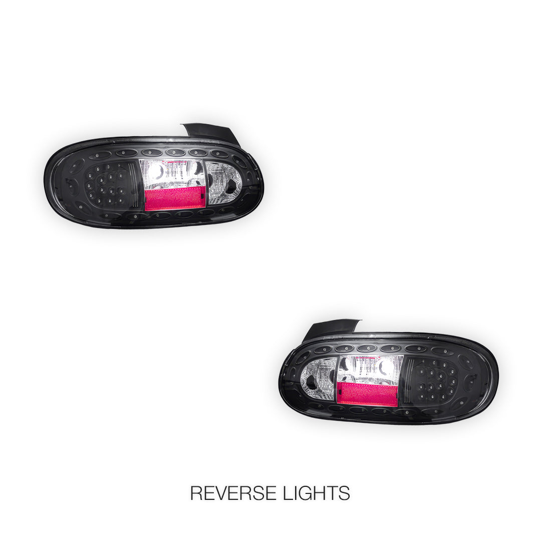 Mazda MX-5 NB (1998 - 2005) JDM Black LED Tail Lights LH + RH