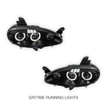 Mazda MX-5 NB (2001 - 2005) Black Angel Eyes Projector Headlights LH + RH