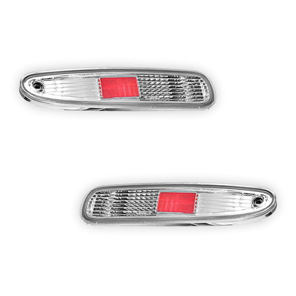 Mazda RX-7 FD (1997 - 2002) Smoked / Clear JDM Rear Bumper Bar Reverse Signal Lights LH + RH