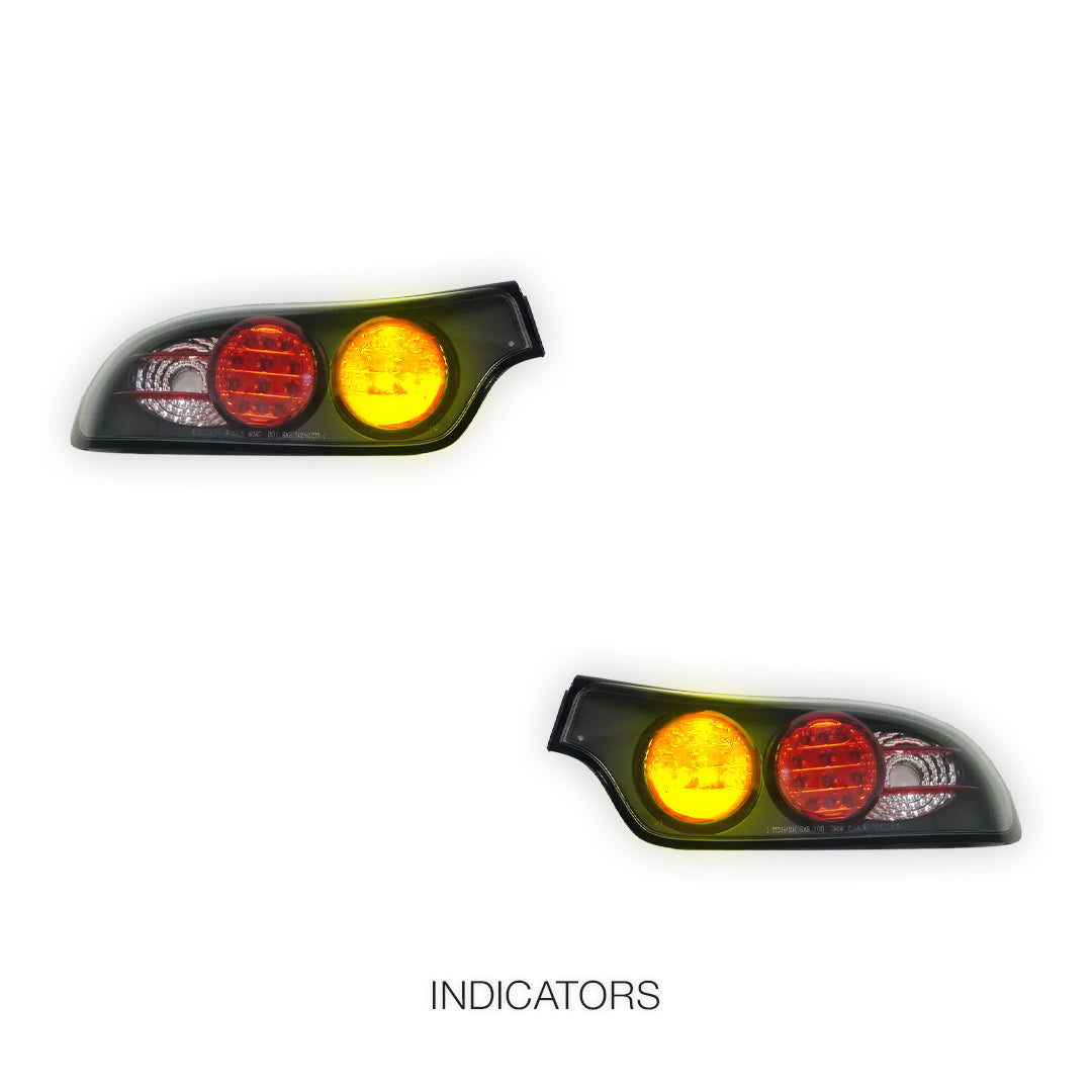 Mazda RX-7 FD (1997 - 2002) JDM Black LED Altezza Tail Lights LH + RH