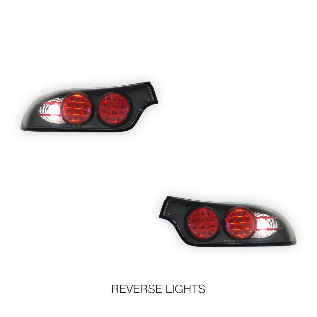 Mazda RX-7 FD (1997 - 2002) JDM Black LED Altezza Tail Lights LH + RH
