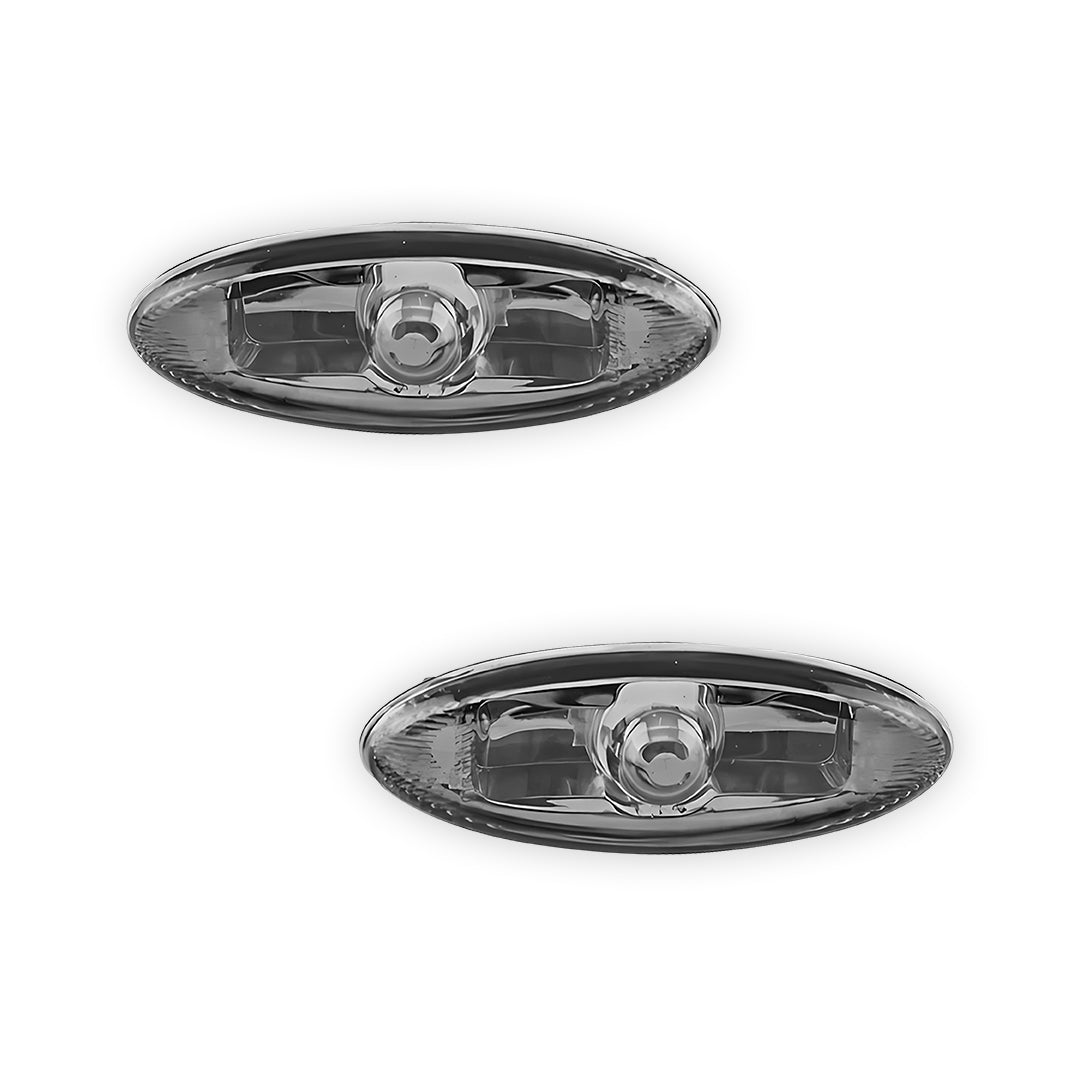 Mazda RX-7 FD (1997 - 2002) Smoked Front Bumber Bar Side Turn Signal Indicator Lights RH + LH