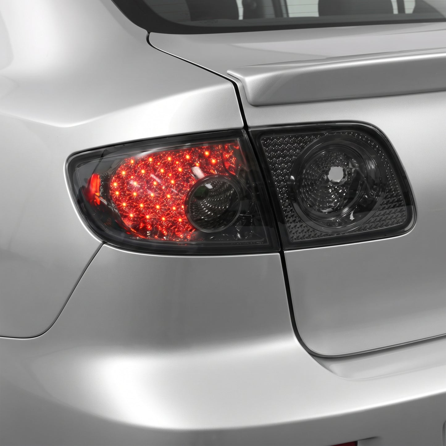 Mazda 3 BK (2003 - 2009) Smoked LED Tail Lights LH + RH