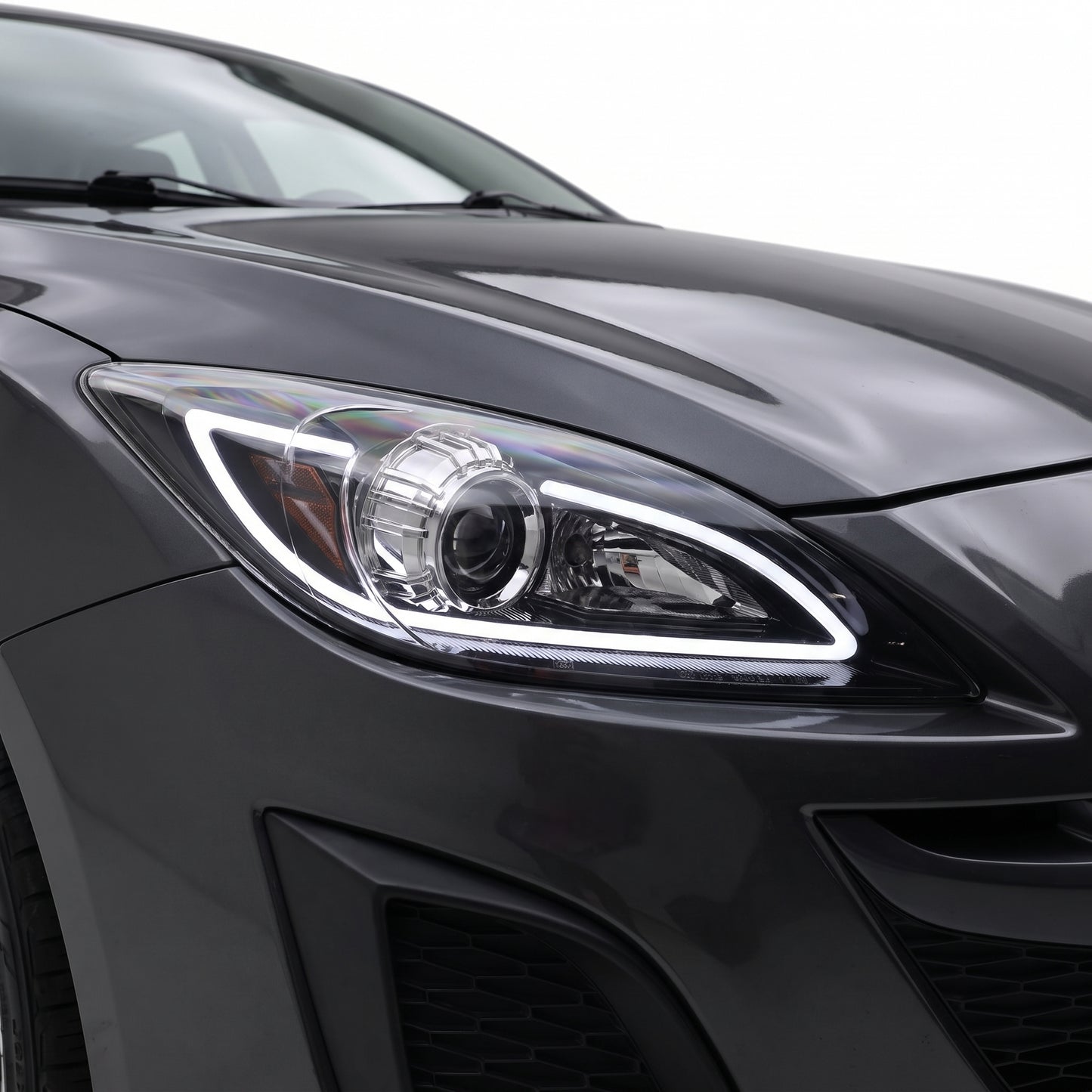 Mazda 3 BL (2009 - 2013) LED 3D DRL Style Projector Headlights LH + RH
