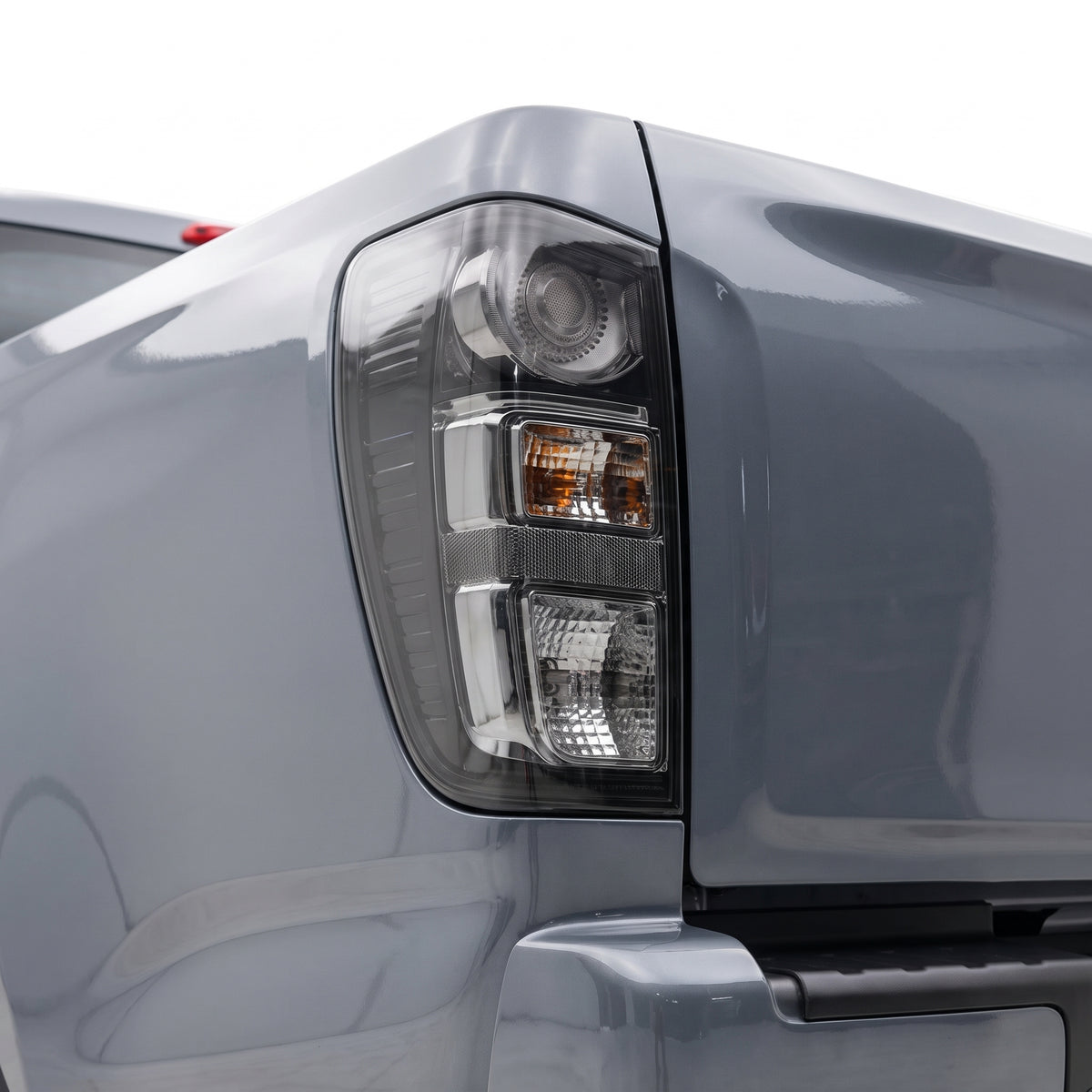 Mazda BT-50 TF (2020 - 2022) Smoked Tail Lights LH + RH installed close-up