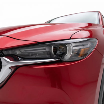 Mazda CX-5 KF (2017 - 2021) Headlights LH + RH installed close-up