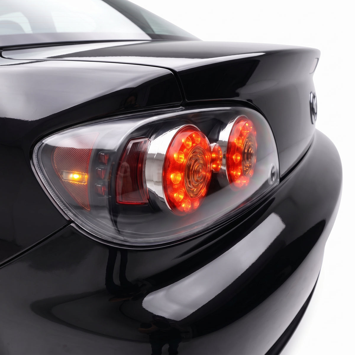 Mazda RX-8 FE (2004 - 2008) FE 2 Style LED Tail Lights LH + RH installed close-up