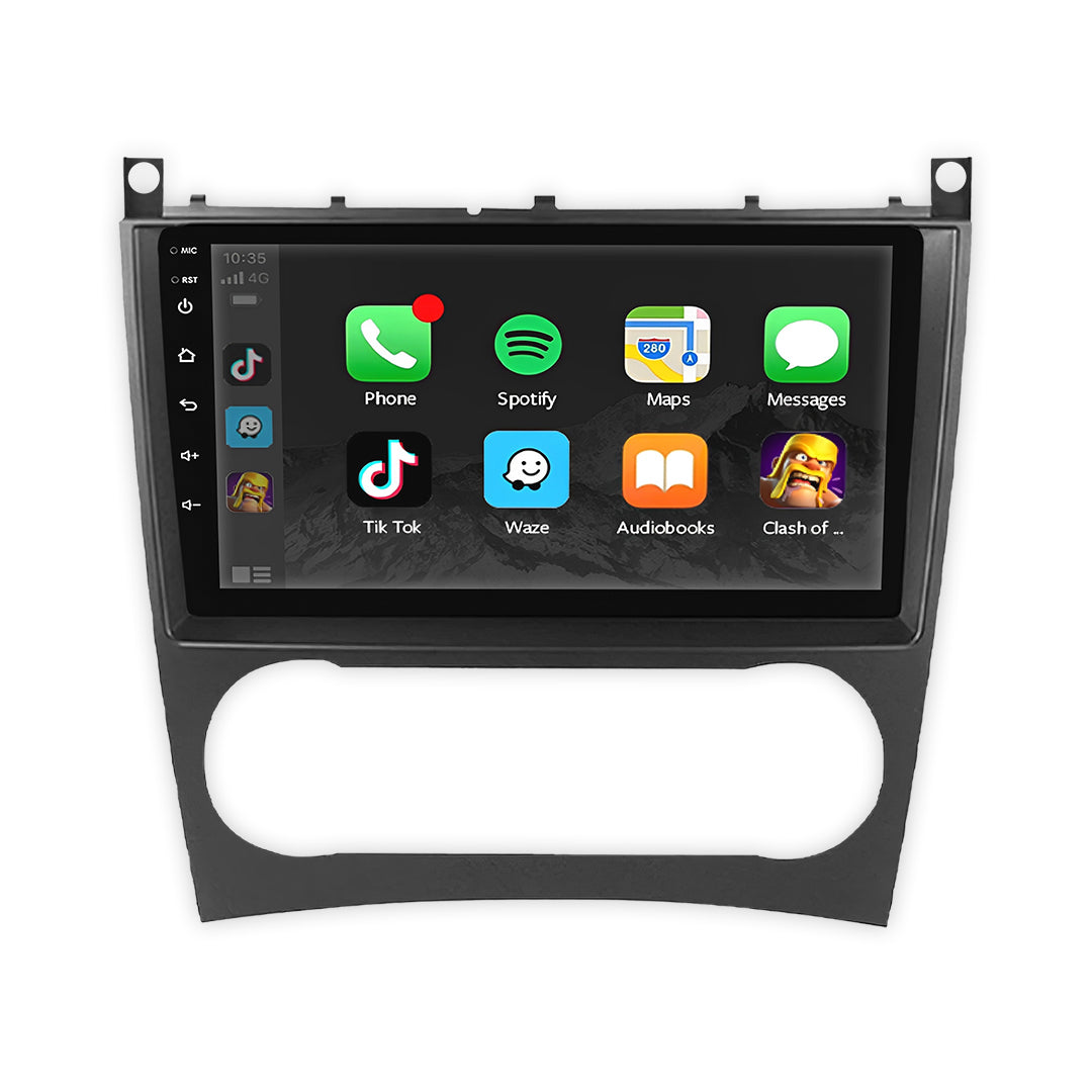 Mercedes-Benz C-Class C200 W203 (2000 - 2007) 10.25" 12.3" Wireless Android 16 Head Unit for Apple CarPlay / Android Auto