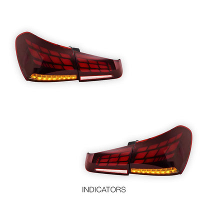 Mercedes-Benz A-Class W177 / V177 (2018 - 2025) Red Tail Lights LH + RH