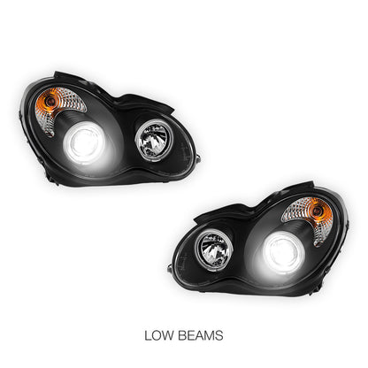 Mercedes-Benz C-Class W203 Sedan / Wagon (2000 - 2007) Projector Headlights LH + RH