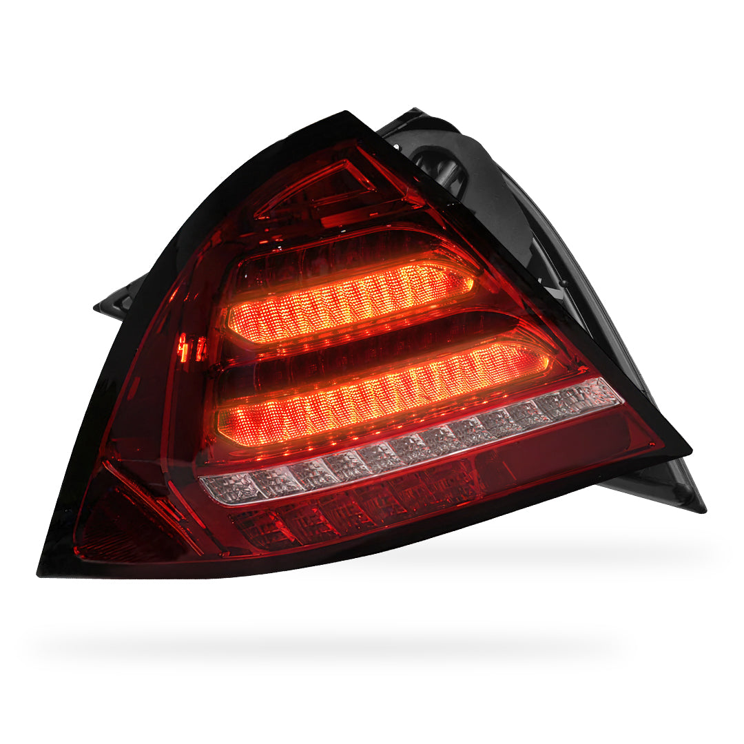 Mercedes-Benz C-Class W203 (2005 - 2007) Clear Red LED Tail Lights LH + RH