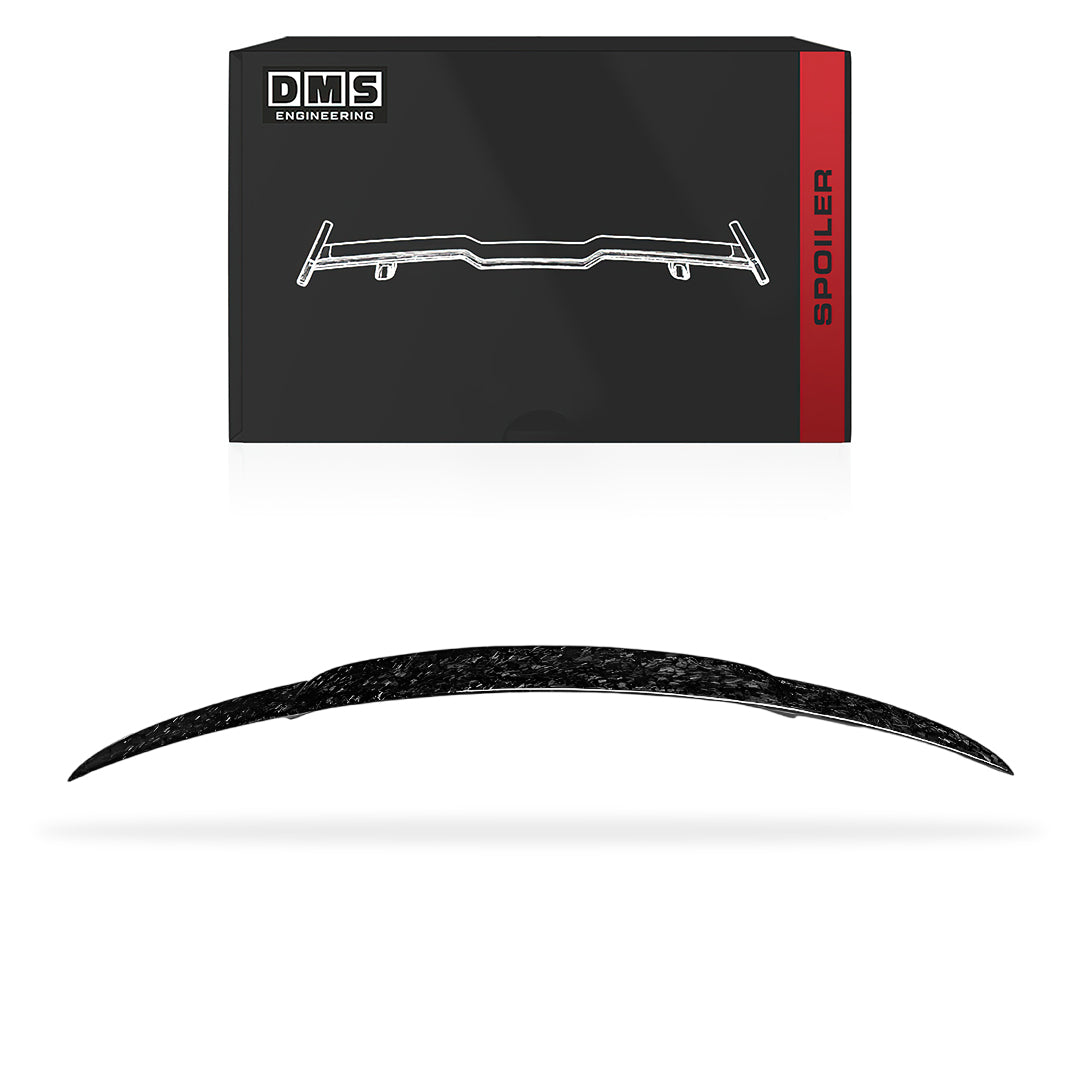 Mercedes-Benz C-Class W204 (2007 - 2014) Marble forged Carbon Fiber Brabus Style Rear Trunk Lip Spoiler
