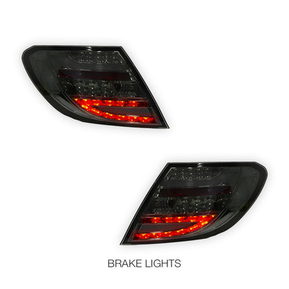 Mercedes-Benz C-Class W204 (2011 - 2014) Smoked Full LED Tail Light LH + RH