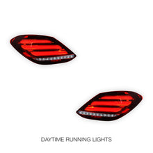 Mercedes-Benz C-Class W205 (2015 - 2021) S63 Style Full LED Tail Lights LH + RH