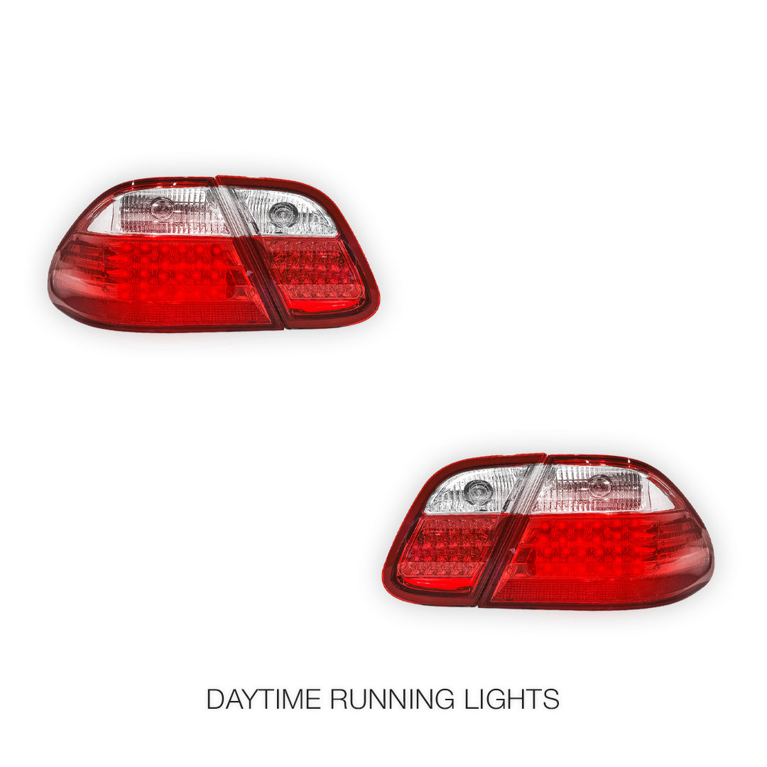 Mercedes-Benz CLK-Class A208 / C208 (1997 - 2002) Full Smoked LED Tail Light LH + RH
