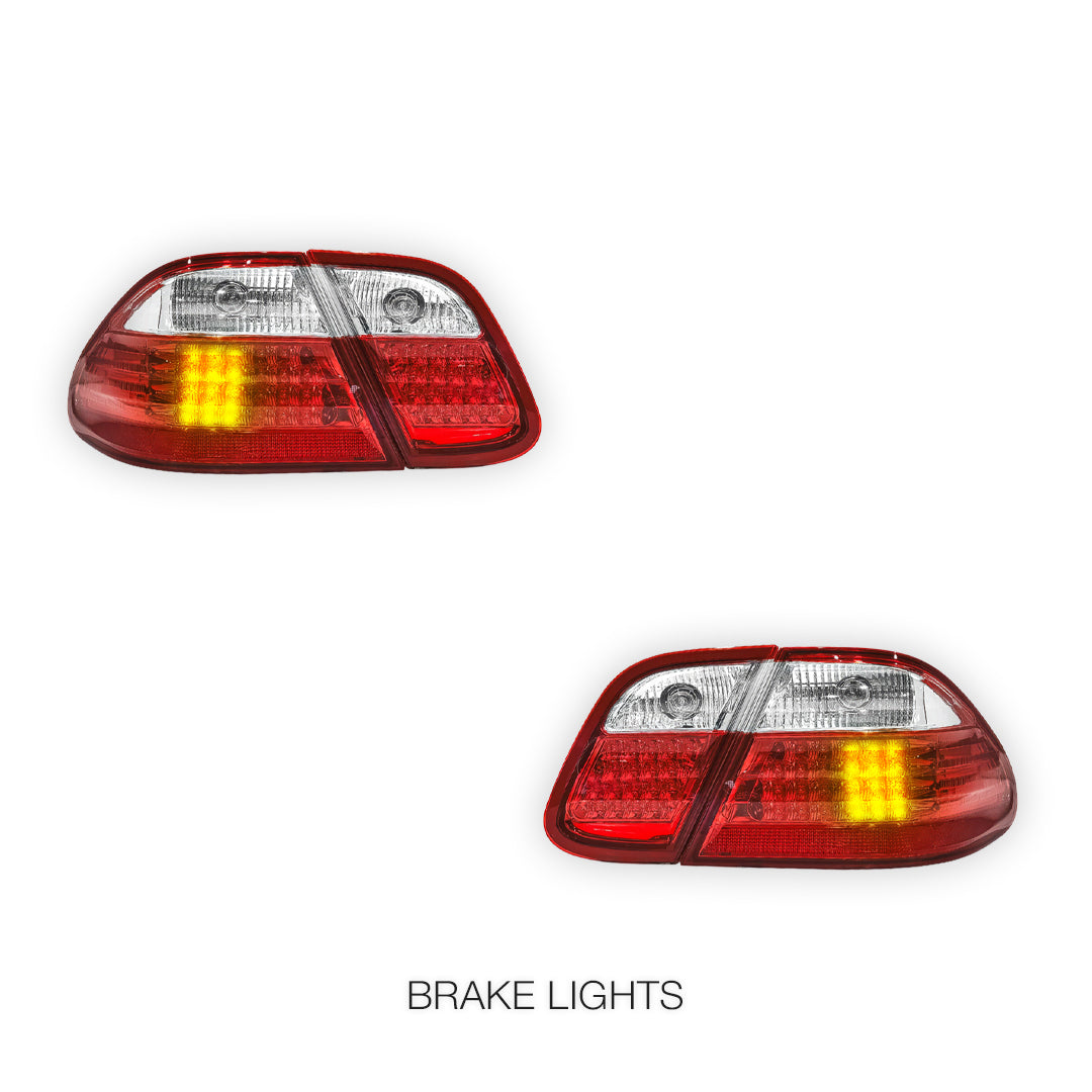 Mercedes-Benz CLK-Class A208 / C208 (1997 - 2002) Full Smoked LED Tail Light LH + RH