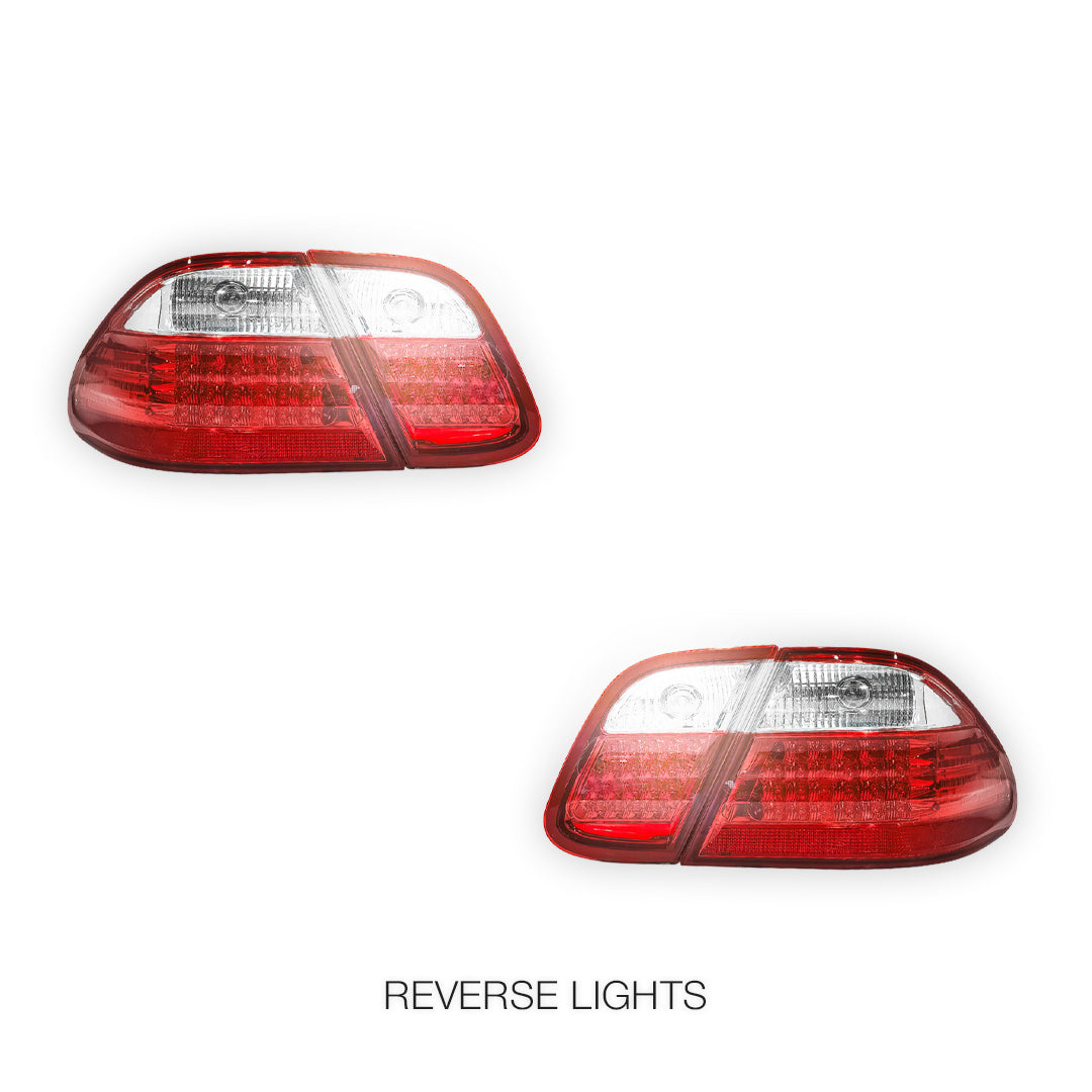 Mercedes-Benz CLK-Class A208 / C208 (1997 - 2002) Full Smoked LED Tail Light LH + RH