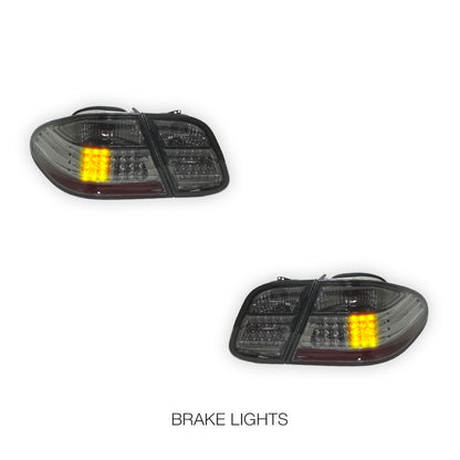 Mercedes-Benz CLK-Class A208 / C208 (1997 - 2002) Full Smoked LED Tail Light LH + RH