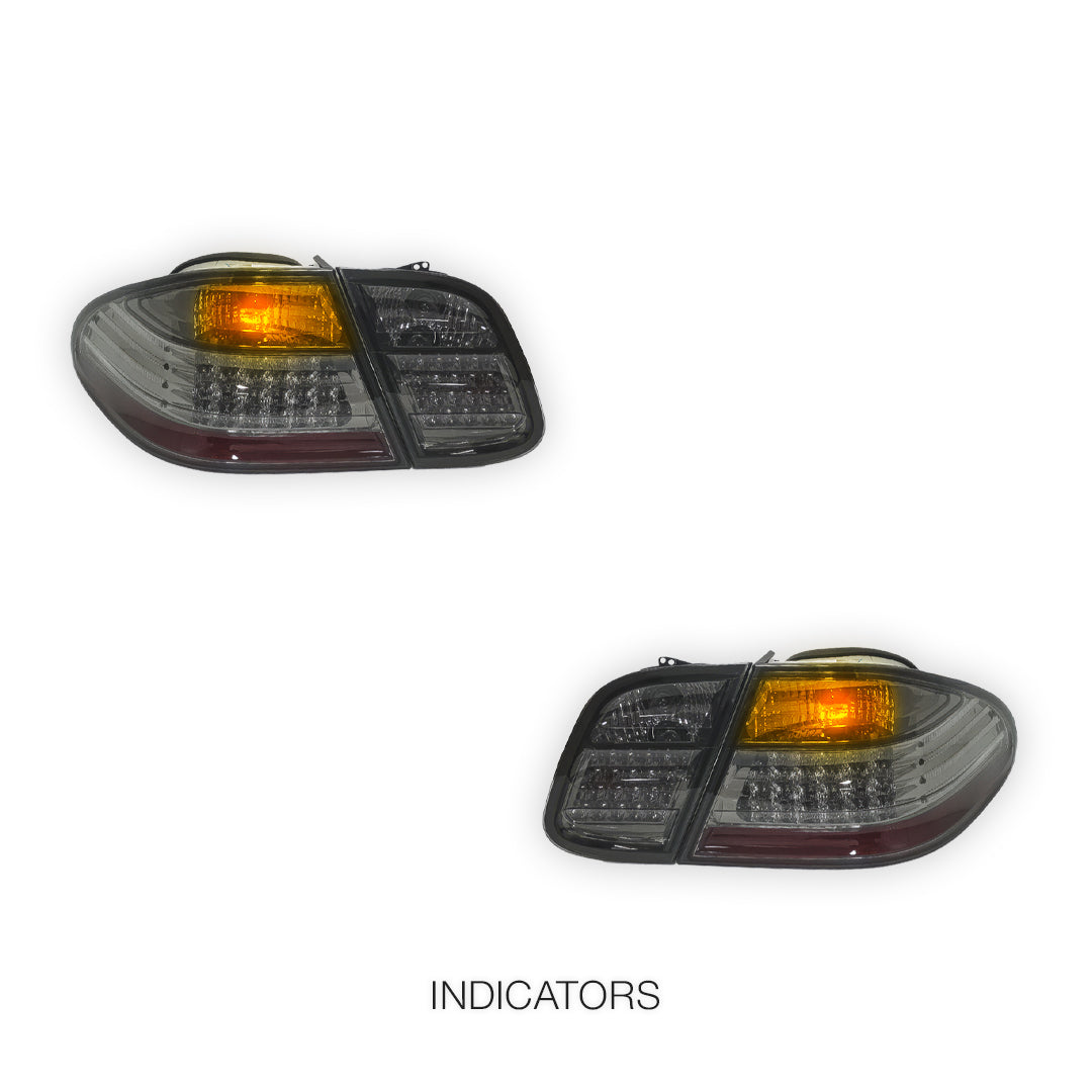 Mercedes-Benz CLK-Class A208 / C208 (1997 - 2002) Full Smoked LED Tail Light LH + RH