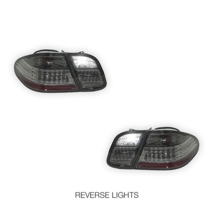 Mercedes-Benz CLK-Class A208 / C208 (1997 - 2002) Full Smoked LED Tail Light LH + RH