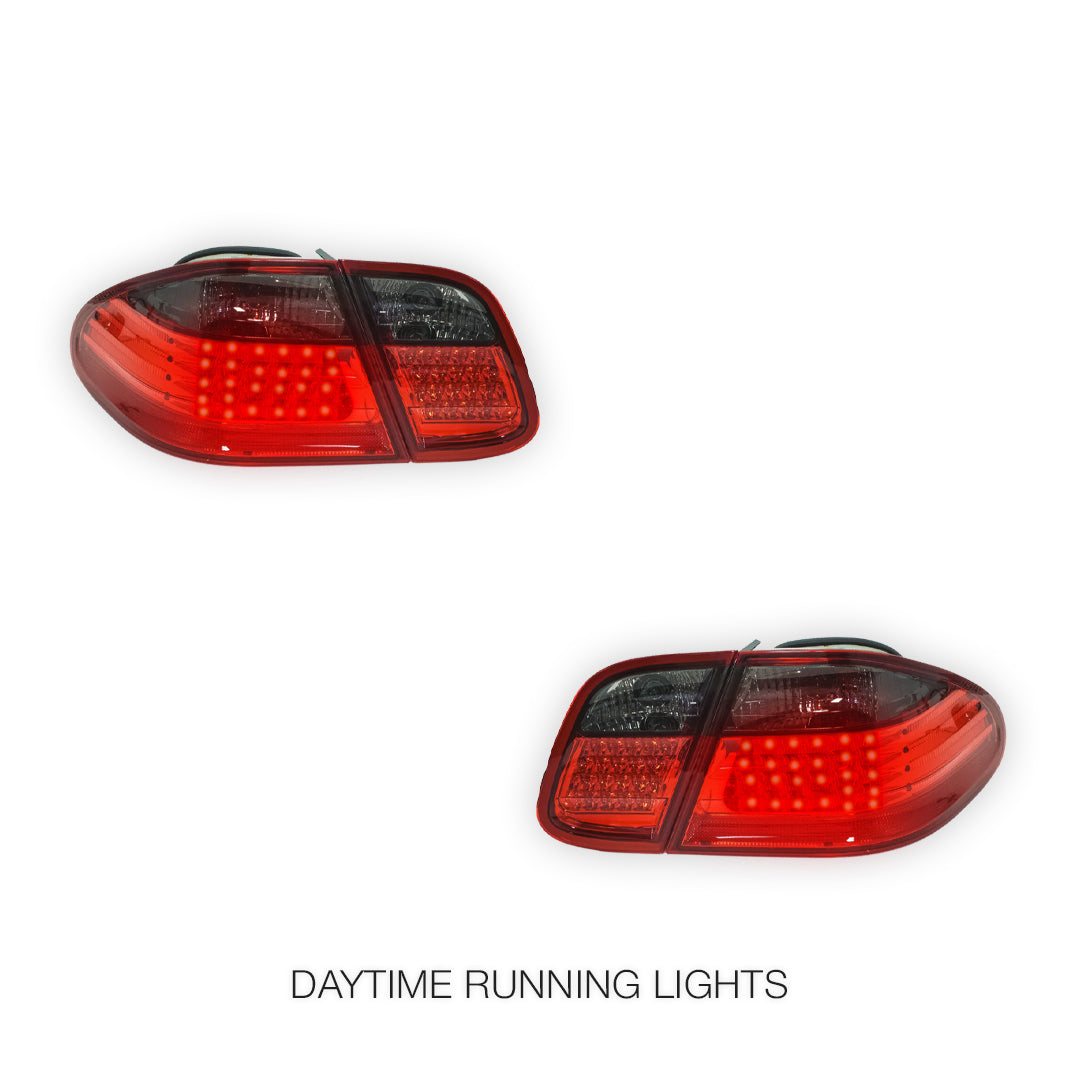 Mercedes-Benz CLK-Class A208 / C208 (1997 - 2002) Full Smoked LED Tail Light LH + RH