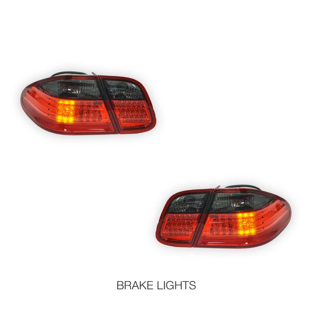 Mercedes-Benz CLK-Class A208 / C208 (1997 - 2002) Full Smoked LED Tail Light LH + RH