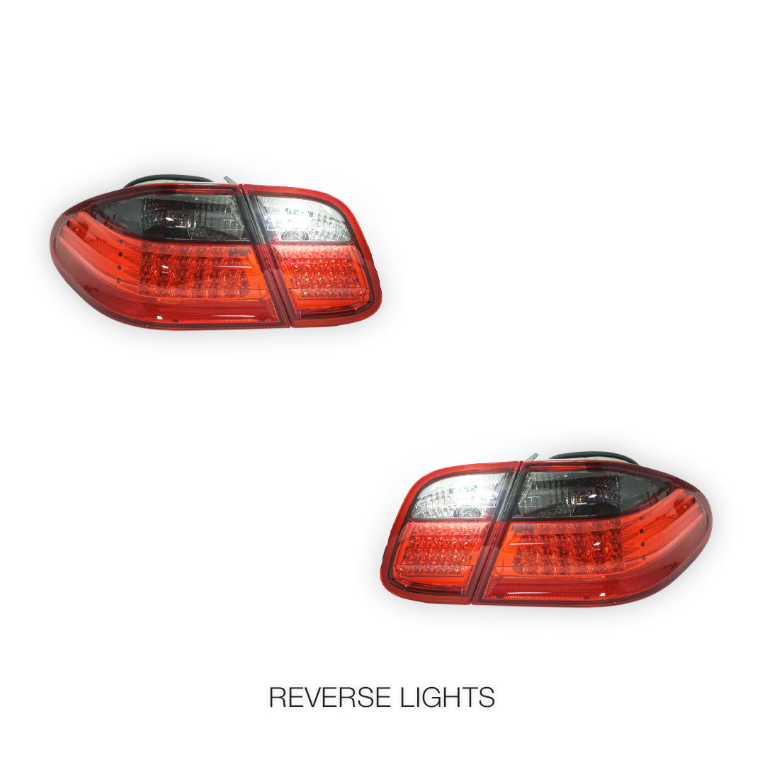 Mercedes-Benz CLK-Class A208 / C208 (1997 - 2002) Full Smoked LED Tail Light LH + RH