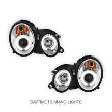 Mercedes-Benz CLK-Class W208 / C208 / A208 (1997 - 2002) CCFL Angel Eyes Projector Headlights LH + RH