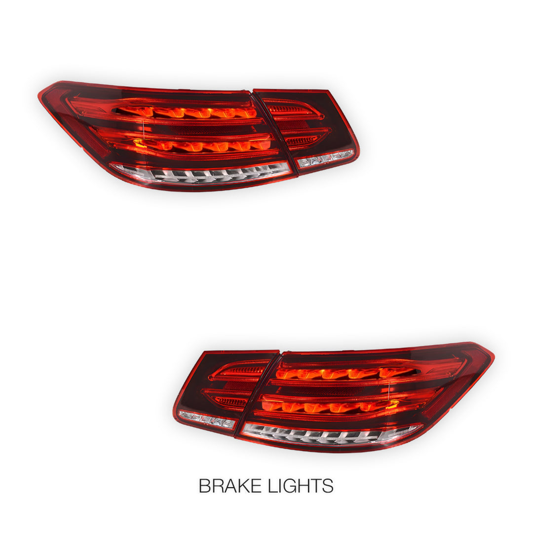 Mercedes-Benz E-Class A207 / C207 (2009 - 2016) Facelift Style Full LED Tail Lights LH + RH
